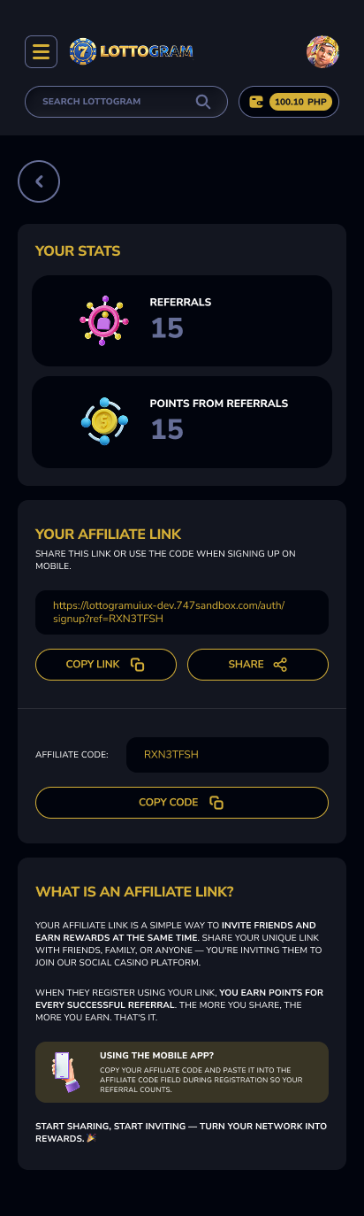 Mobile - Affiliate